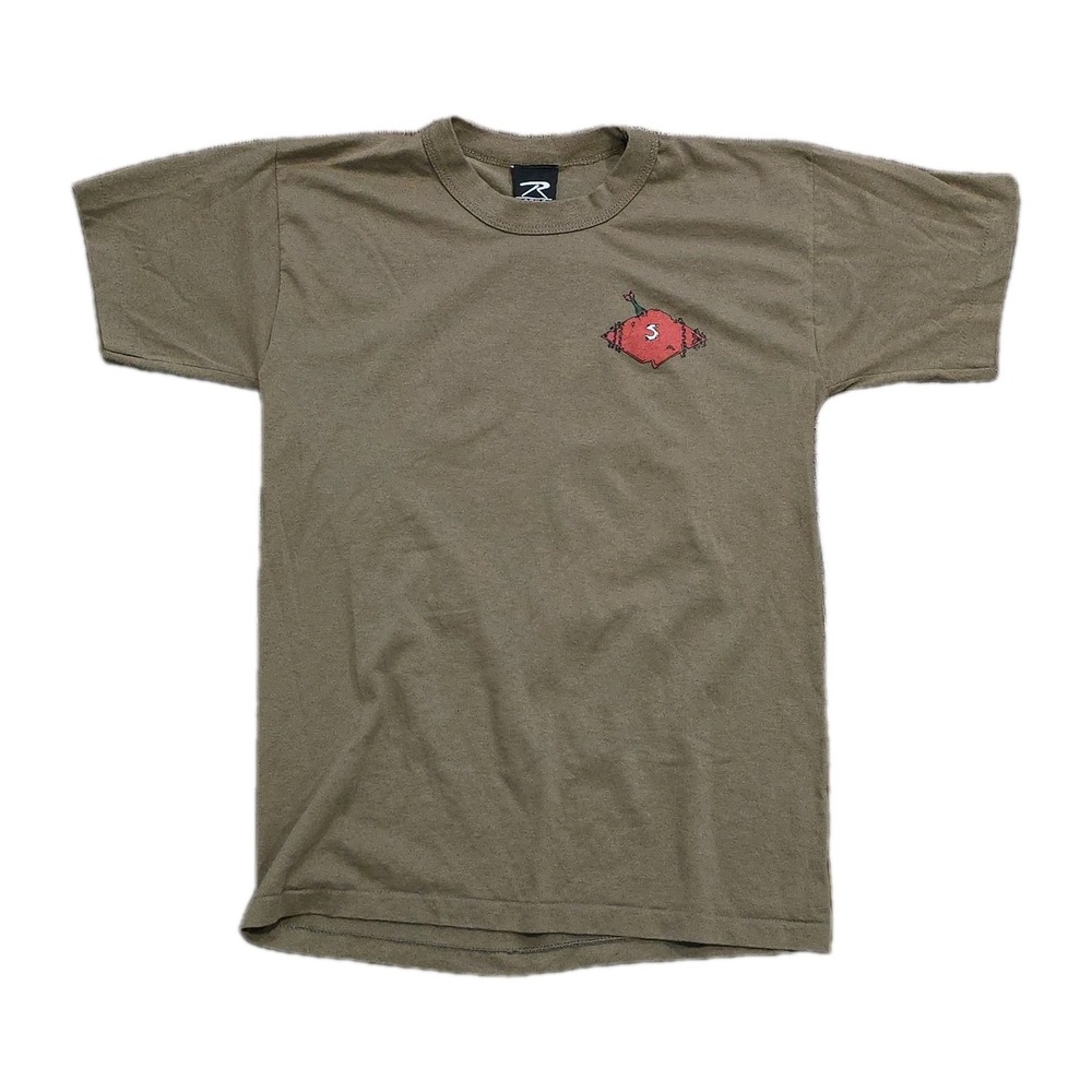 Vintage Rothco‎ TF 373 Afghanistan Skull T-Shirt USA Single Stitch Medium Y2K
